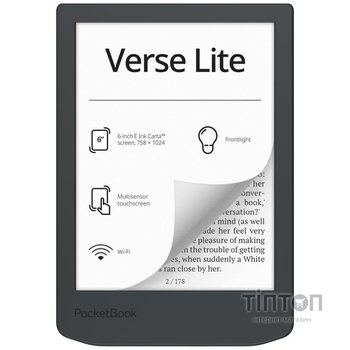 Електронна книга Pocketbook 619 Verse Lite, Midnight Grey (PB619-T-CIS)