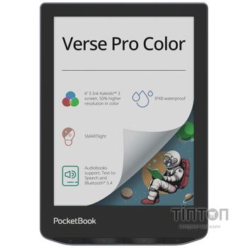 Електронна книга PocketBook 634K3 Verse Pro Color Stormy Sea (PB634K3-1-CIS)