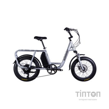 Електровелосипед Dorozhnik 20" ADAMANT DD FR рама-18,5" 8B 17.5А*г 500Вт 2026 срiблястий (ELB-D-20-076)