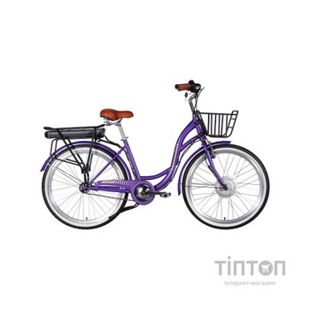 Електровелосипед Dorozhnik 26" eAQUAMARINE BH рама-17" 36B 13А*г 500Вт 2026 фіолетовий (ELB-D-26-295)
