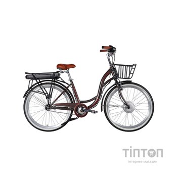 Електровелосипед Dorozhnik 26" eAQUAMARINE BH рама-17" 36B 13А*г 500Вт 2026 сірий (ELB-D-26-316)