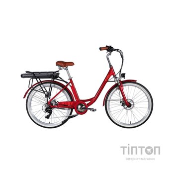 Електровелосипед Dorozhnik 26" eRUBY DD FR рама-17" 48B 15А*г 500Вт 2026 бордовий (ELB-D-26-304)