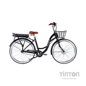 Електровелосипед Dorozhnik 28" eAQUAMARINE BH рама-19" 36B 13А*г 500Вт 2026 чорний (ELB-D-28-109)