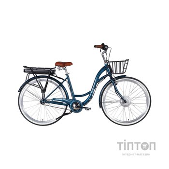 Електровелосипед Dorozhnik 28" eAQUAMARINE BH рама-19" 36B 13А*г 500Вт 2026 темно-синій (ELB-D-28-107)