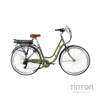 Електровелосипед Dorozhnik 28" eRETRO Vbr FR рама-19" 36B 13А*г 500Вт 2026 темно-зелений (ELB-D-28-110)