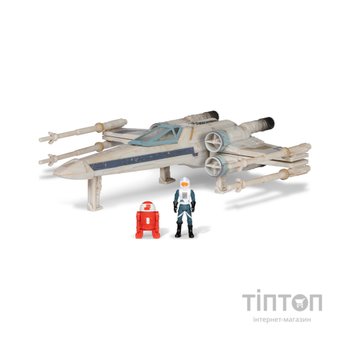 Фігурка Star Wars Medium Vehicle Транспорт та фігурка X-Wing (Blue 1) + Antoc Merric & R2-R9 12.5см (SWJ0025)