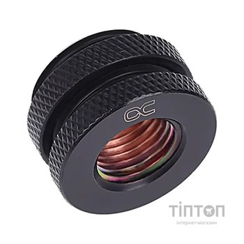 Фітинг для СРО Alphacool HF bulkhead connector passthrough G1/4 - deep black (17069)