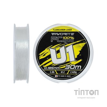 Флюорокарбон Favorite U1 FC 30m 1.2/0.185mm 5.3lb/2.42kg (1693.12.09)
