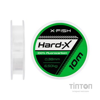 Флюорокарбон X-Fish Hard-X 10m (clear) 0.38mm 6.50kg (1917.03.71)