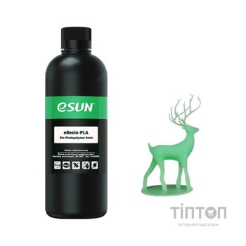 Фотополімерна смола eSUN eResin PLA UV/LCD Green 1kg (ERESIN-PLA-G1000G)