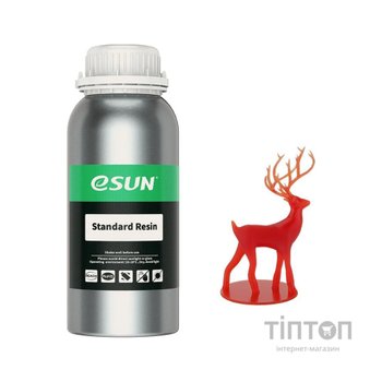 Фотополімерна смола eSUN Resin standard UV/LCD Red 1kg (STANDARDRESIN-R1000G)