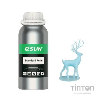 Фотополімерна смола eSUN Resin standard UV/LCD Sky Blue 1kg (STANDARDRESIN-SB1000G)