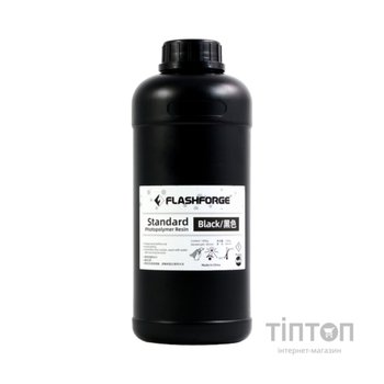 Фотополімерна смола Flashforge Resin Standart UV/LCD Black 1kg (20002084001)
