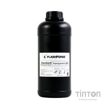 Фотополімерна смола Flashforge Resin Standart UV/LCD Transparent 1kg (20002087001)