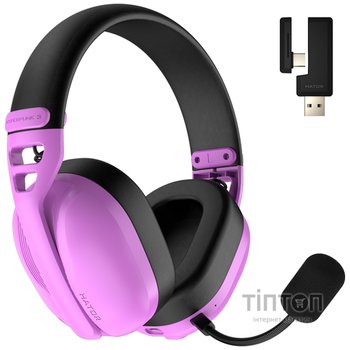 Навушники Hator Hyperpunk 3 Wireless Hi-Res SyncHUB connection Cyber Violet (ESH19)