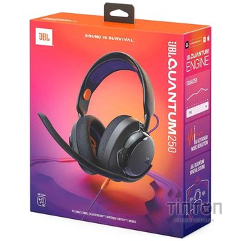Гарнiтура JBL Quantum 250 Black (JBLQTUM250BLK)