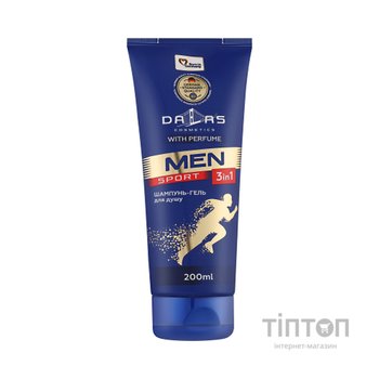 Гель для душу Dalas Cosmetics Sport 3 в 1 Для чоловіків 200 г (4262396142108)