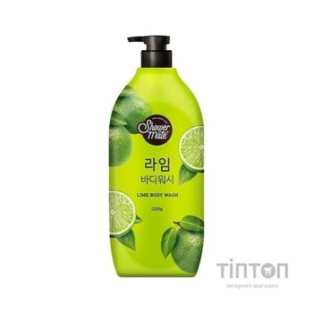 Гель для душу KeraSys Shower Mate Natural Body Wash Лайм 1.2 л (8801046324783)