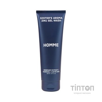 Гель для душу Sister's Aroma 2 in 1 Gel Wash Homme 250 мл (4820227786268)