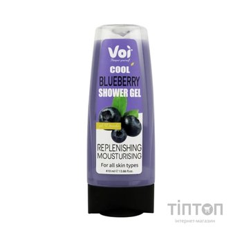 Гель для душу Voi Fresh Cool Blueberry Shower Gel Replenishing Mousturising 410 мл (8681608226683)