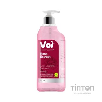 Гель для душу Voi Pamper Yourself Rose Extract Purely Cleansing Body Wash 750 мл (8681608223491)