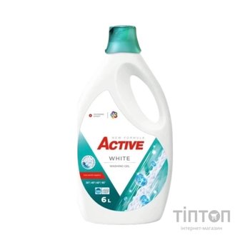 Гель для прання Active PR White З ароматом свіжості 6 л (4820196010913)