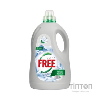 Гель для прання Free Alpine Freshness White З ароматом свіжості 5 л (4820196011446)