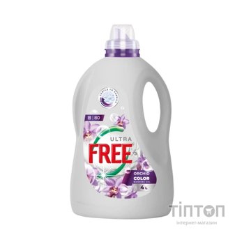 Гель для прання Free Orchid Color З ароматом свіжості 4 л (4820196011392)