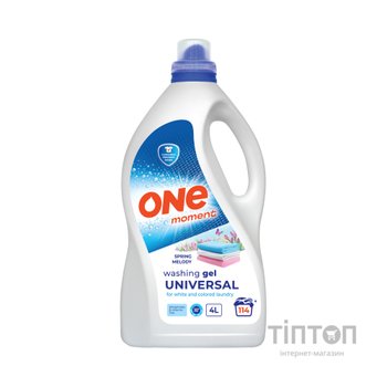 Гель для прання One Moment Universal Spring Melody 4 л (4820096036877)