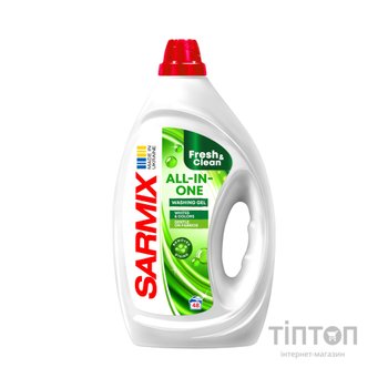 Гель для прання Sarmix All-In-One 1.9 л (4820268104786)