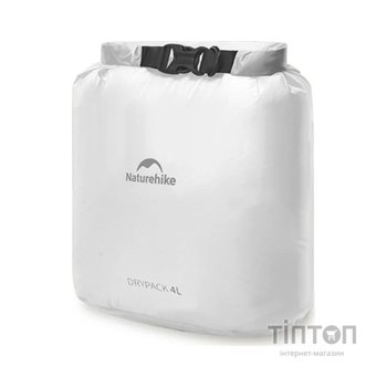 Гермомішок Naturehike CNK2550XB012, 4 л, білий (6977465868459)