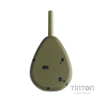 Грузило Brain In-Line Flat Lead 100g 2шт/уп Green (1858.32.06)
