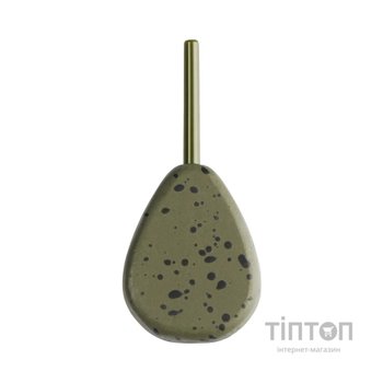 Грузило Brain In-Line Flat Lead 110g 2шт/уп Green (1858.32.07)