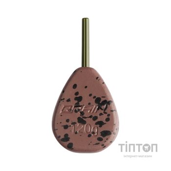 Грузило Brain In-Line Flat Lead 120g 2шт/уп Brown (1858.32.18)