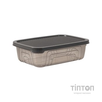 Харчовий контейнер Herevin Bowl Grey прямокутний 0.600 л (161331-012)