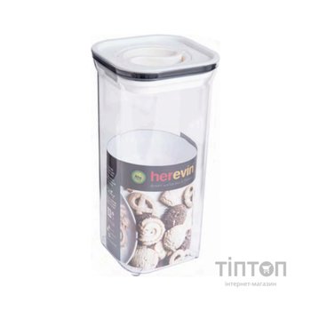 Харчовий контейнер Herevin Canister-Vacuum Lid-White вакумна кришка 1.5 л (161215-004)