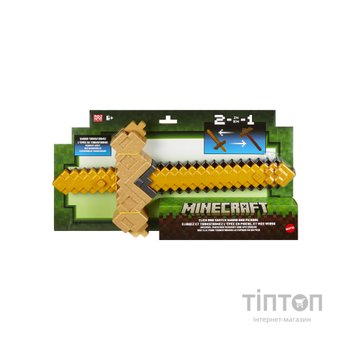 Іграшкова зброя Minecraft Меч-трансформер 2 в 1 (JKC15)