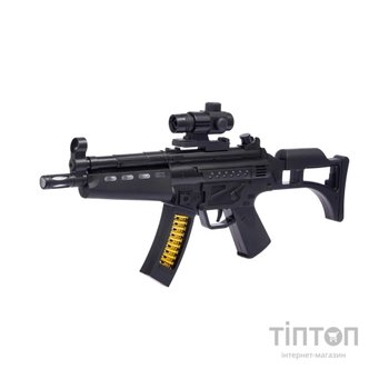 Іграшкова зброя ZIPP Toys Автомат світло-звуковий HK MP5 Чорний (804B-1)