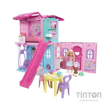 Ігровий набір Barbie Портативний будиночок Club Chelsea з лялькою Челсі (JFW49)