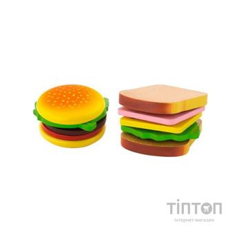 Ігровий набір Viga Toys Гамбургер і сендвіч (50810)