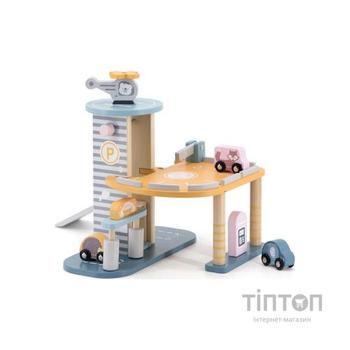 Ігровий набір Viga Toys PolarB Паркінг двоповерховий (44029)