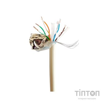 Кабель мережевий FTP 100м, cat 6, CCA, AWG23, Patchkabel Cablexpert (FPC-6004-L/100)