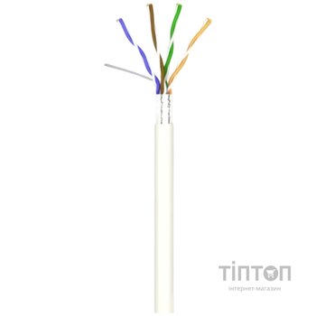 Кабель вита пара OK-Net КПВЭ-ВП (200) FTP, CAT5е, 4х2х0.51, бухта 100м