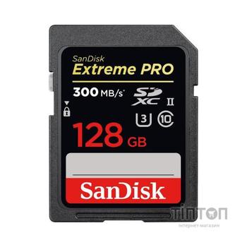Карта пам'яті SanDisk 128GB SDXC class 10 UHS-II 4K Extreme Pro (SDSDXPK-128G-GN4IN)