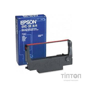 Картридж EPSON ERC-38 Black/Red Ribbon Cassette (C43S015376)