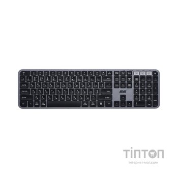 Клавіатура 2E KS240 Wireless/Bluetooth Grey (2E-KS240WG)