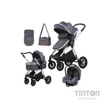 Коляска Kidilo 3в1 H2D (grey) (1071346)
