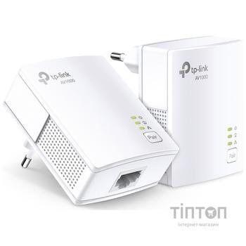 Комплект адаптеров Powerline TP-Link TL-PA7017 KIT (AV2 1000, 1xGE, розетка, 2 pack)