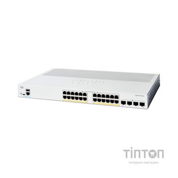 Комутатор мережевий Cisco C1200-24T-4X