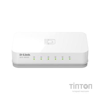 Комутатор мережевий D-Link DES-1005C